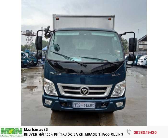 Xe tải Trường Hải - Thaco Thaco Ollin 350.E4 - Thùng dài 4m4 - Tải trọng 2tấn - Mới nhất - Bán Xe Trả Góp