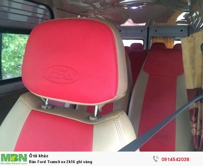 Bán Ford Transit sx 2k16 ghi vàng