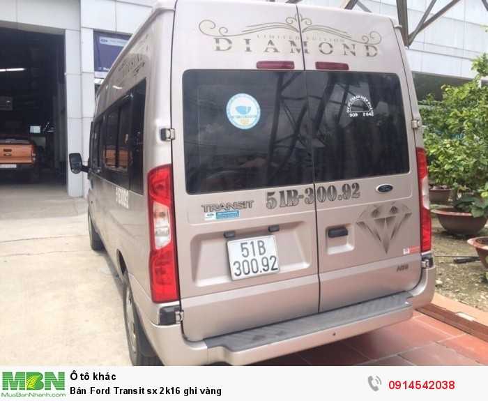 Bán Ford Transit sx 2k16 ghi vàng