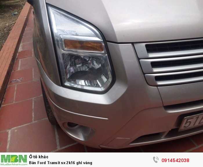 Bán Ford Transit sx 2k16 ghi vàng