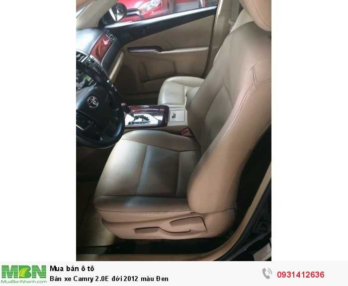 Bán xe Camry 2.0E đời 2012 màu Đen