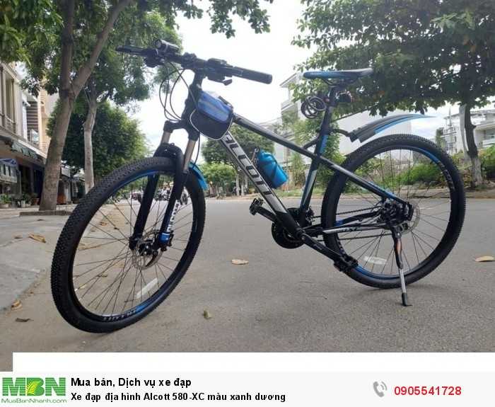 Xe đạp địa hình Alcott 580-XC màu xanh dương