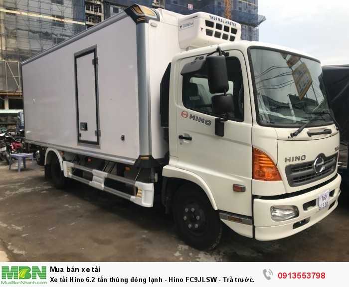 Xe tải Hino 6.2 tấn thùng đông lạnh - Hino FC9JLSW - Trả trước 150 triệu, giao xe ngay