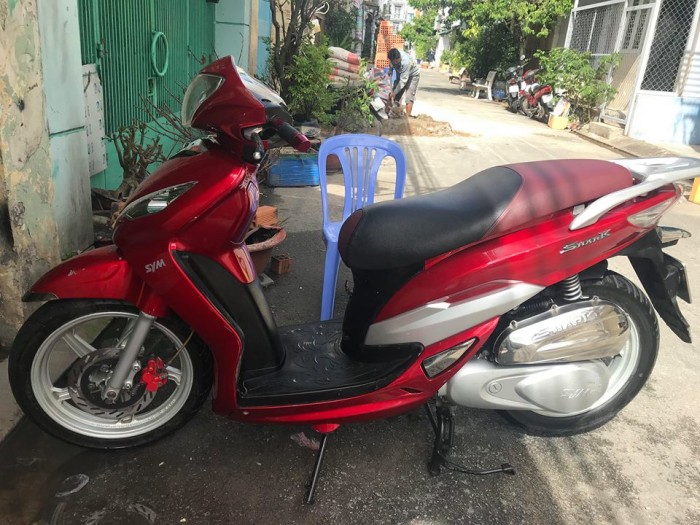 Xe Shark Sport chính hãng SYM, màu đỏ,bstp,hình thật