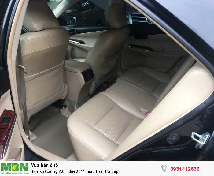 Bán xe Camry 2.0E đời 2014 màu Đen trả góp