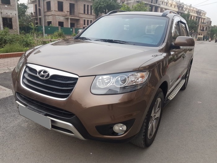 Bán Santafe nhập khẩu máy dầu 2012 động cơ 2.0 tự động màu vàng