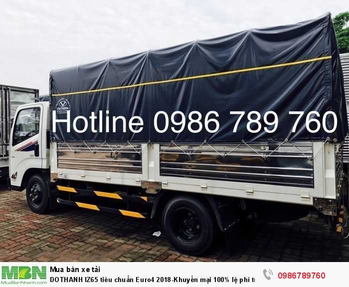 DOTHANH IZ65 tiêu chuẩn Euro4 2018-Khuyến mại 100% lệ phí trước bạ-Hỗ trợ trả góp 80%