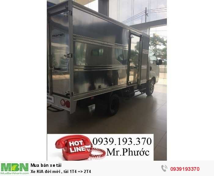 Xe KIA đời mới Euro4 1t4 2t4