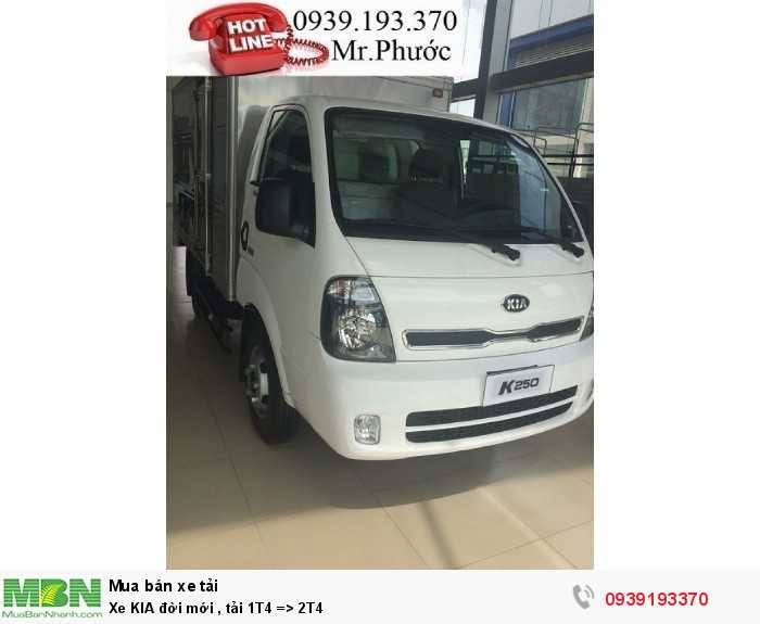 Xe KIA đời mới Euro4 1t4 2t4