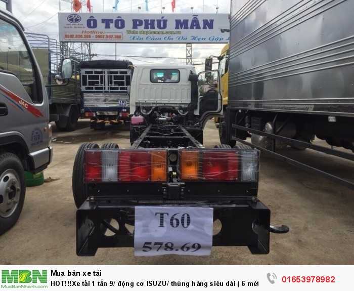 HOT!!!Xe tải 1 tấn 9/ động cơ ISUZU/ thùng hàng siêu dài ( 6 mét 2).