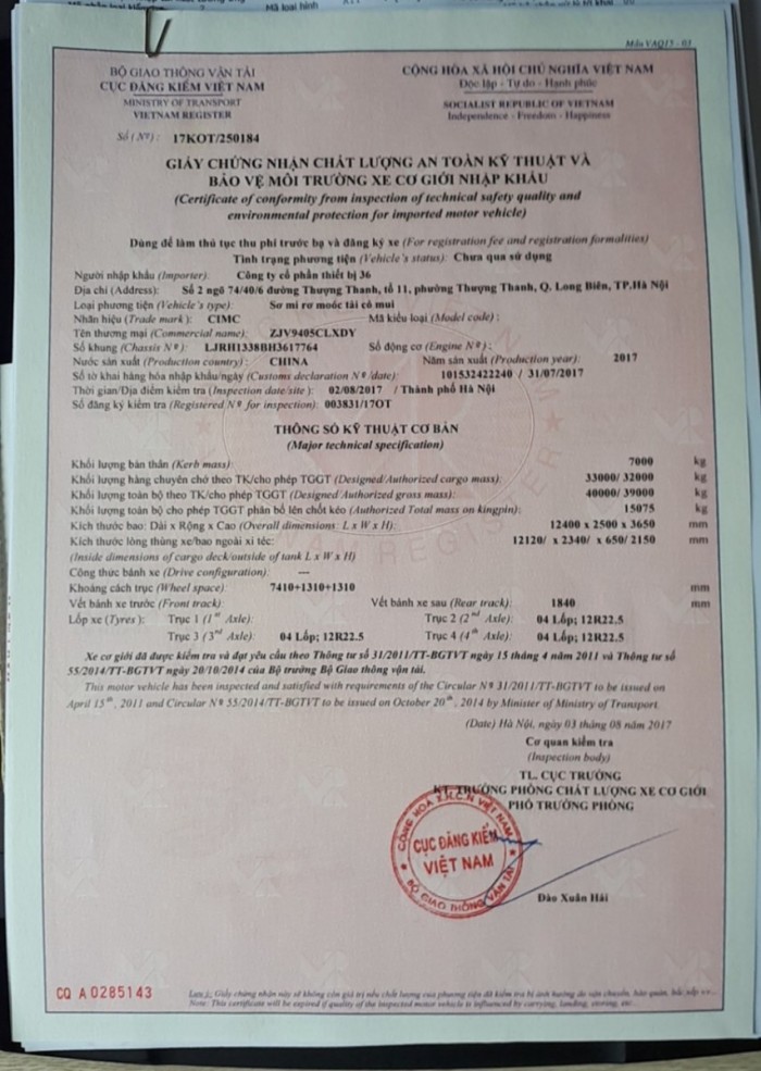 Mooc Lồng CIMC 2018 Hỗ trợ vay 99%