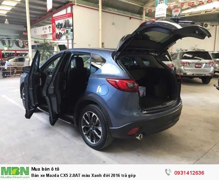 Bán xe Mazda CX5 2.0AT màu Xanh đời 2016 trả góp