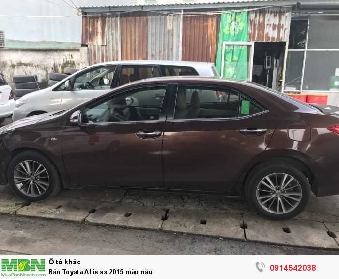 Bán Toyata Altis sx 2015 màu nâu