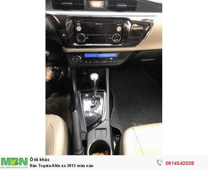 Bán Toyata Altis sx 2015 màu nâu