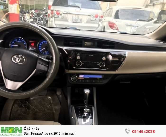 Bán Toyata Altis sx 2015 màu nâu