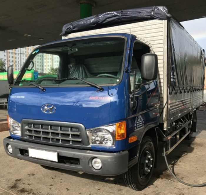 Xe tải hyundai Hd700 thùng mui bạt 6T85 trả góp tại tphcm