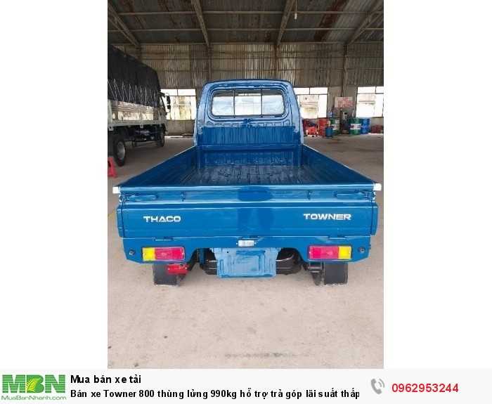 Bán xe Towner 800 thùng lửng 990kg hỗ trợ trả góp lãi suất thấp. chỉ 50tr có thể lấy xe.