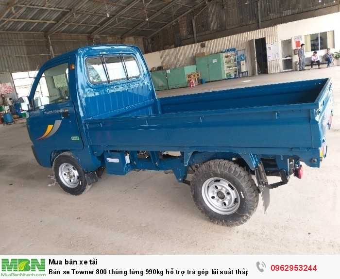 Bán xe Towner 800 thùng lửng 990kg hỗ trợ trả góp lãi suất thấp. chỉ 50tr có thể lấy xe.