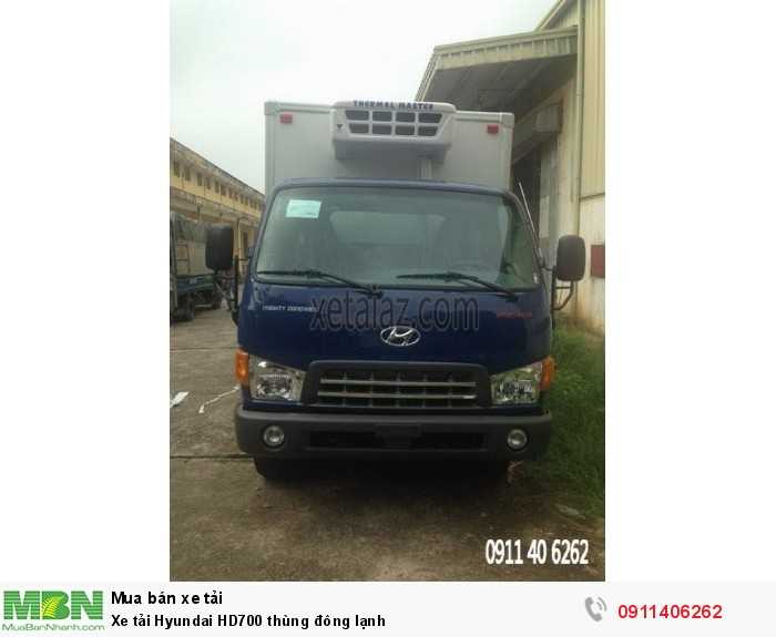 Xe tải Hyundai HD700 thùng đông lạnh