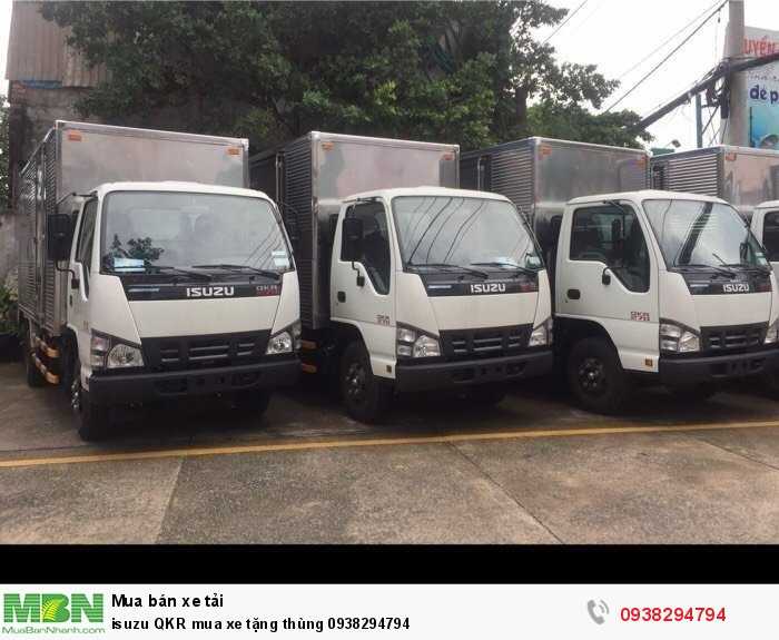 isuzu QKR mua xe tặng thùng