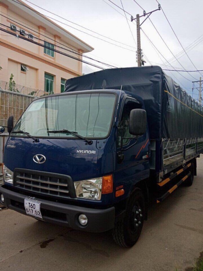 Xe tải Hyundai HD120SL 8.5 tấn, thùng mui bạt dài 6m3, trả trước 100 triệu - GIAO XE NGAY