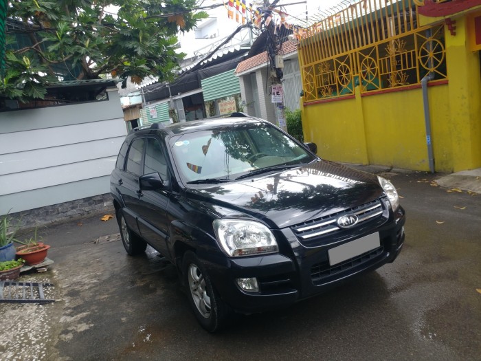 Mình cần bán Kia Sportage đen mt 2008 hai cầu máy dầu xe rất đẹp.