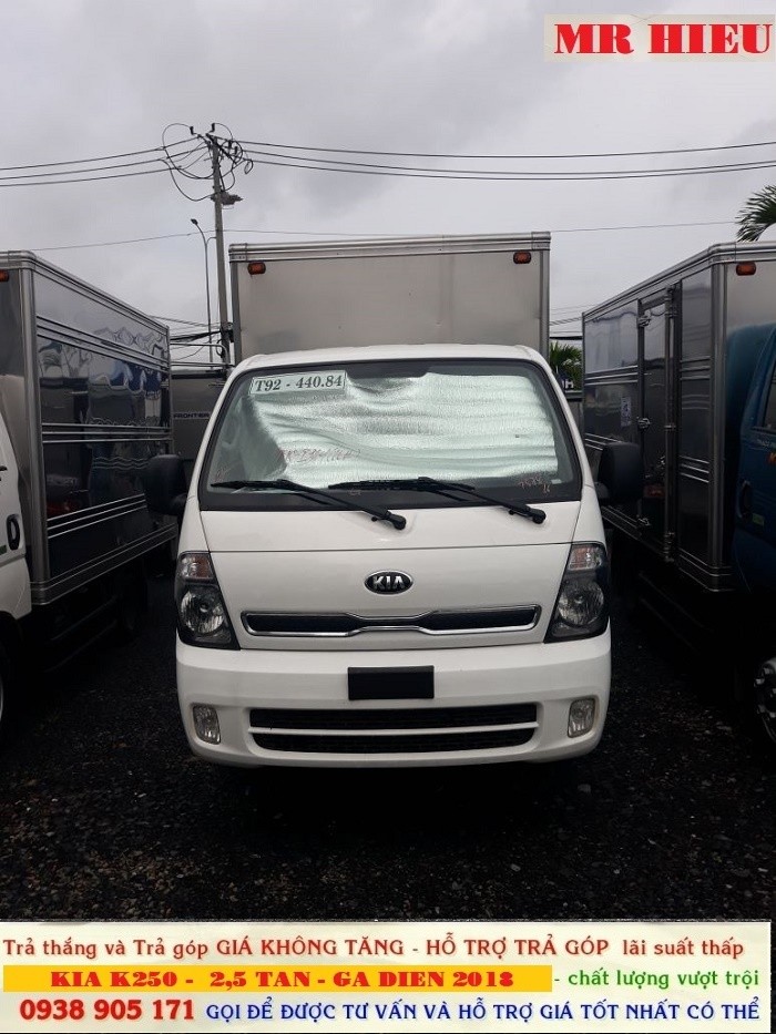 Bán Xe Kia Thaco K250, Kia Ga Điện Đời 2018, Có Xe Giao Liền Và Hỗ Trợ Trả Góp