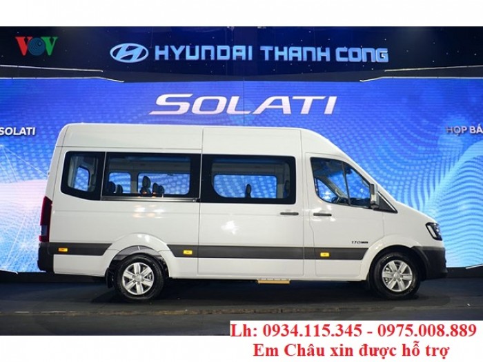 Chuyên cung cấp xe du lịch 16 chổ- HYUNDAI Solati- Nhập Khẩu- Trả góp 80%+ giá tốt Kiên Giang+SOLATI 16 Chổ