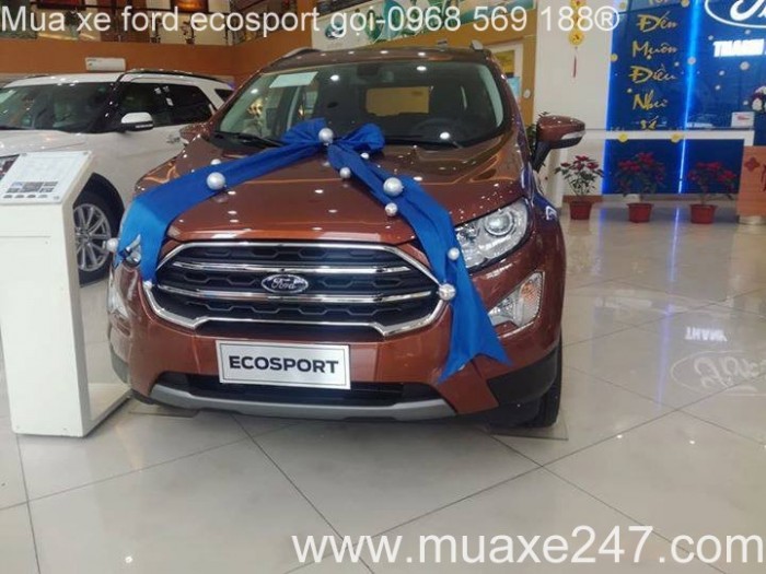 Thăng Long Ford Bán xe Ecosport Titanium 2018 màu đỏ đồng tại Vĩnh Phúc giá tốt