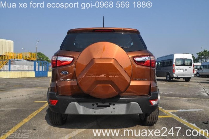 Thăng Long Ford Bán xe Ecosport Titanium 2018 màu đỏ đồng tại Vĩnh Phúc giá tốt