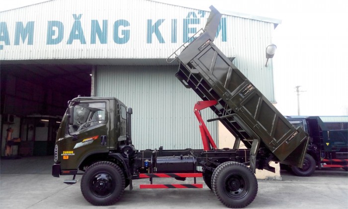 Xe ben 5T5 chiến thắng thùng 5.1 khối, bán xe ben trả góp