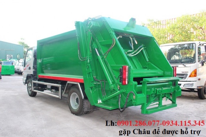Cần bán gấp xe tải- xe rác JAC 9 khối- Jac HFC1061K3- Trả góp 80%+ xetai JAC+ Kiên Giang xe tải