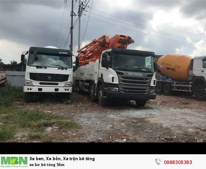 xe bơm bê tông 56m