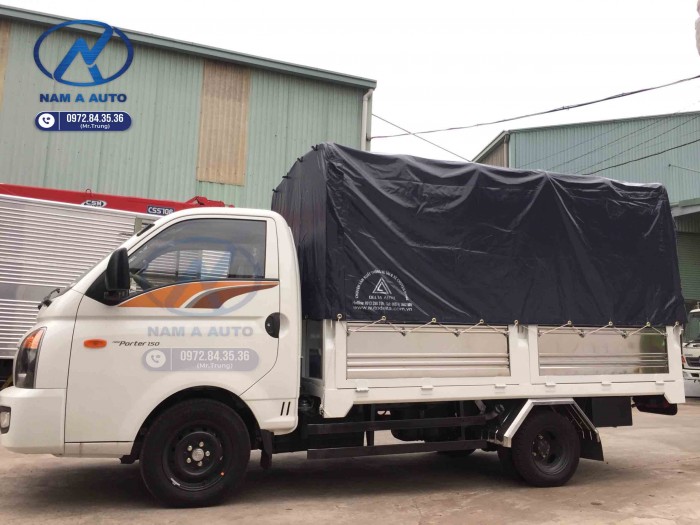 Xe Tải Huyndai Porter H150 Thùng Mui Bạt