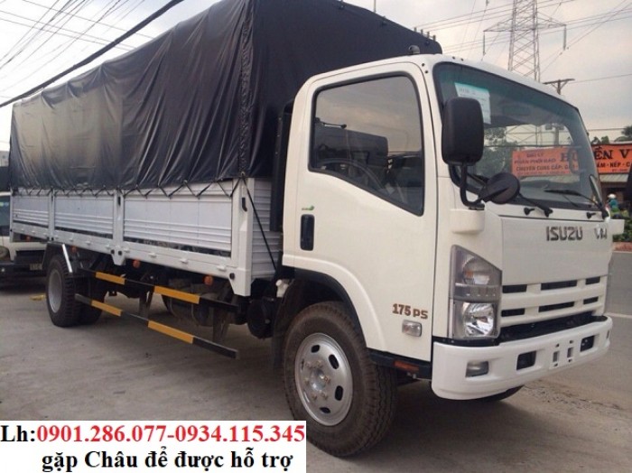 Xe tải Isuzu VM 8.2 tấn - Isuzu 8T2+ Thùng bạt 8200kg + trả góp 80%+ kiengiang xe tải