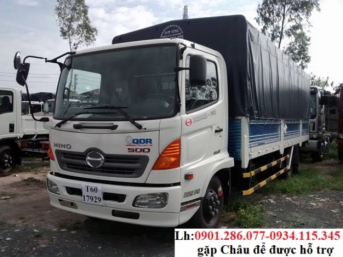 Bán xe tải Hino FC 6T4 thùng 6m8, - giá xe tải hino 6,4 tấn + trả góp 85%+ Kiên giang xetai