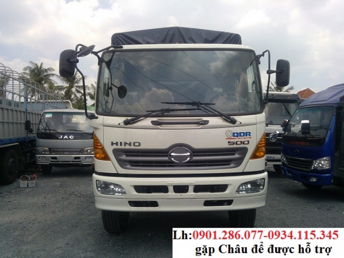Bán xe tải Hino FC 6T4 thùng 6m8, - giá xe tải hino 6,4 tấn + trả góp 85%+ Kiên giang xetai