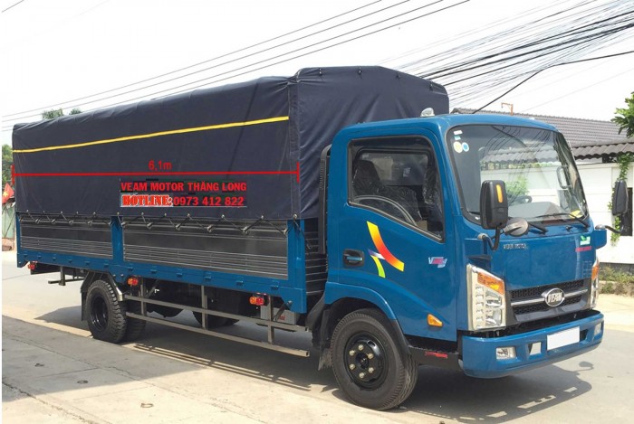 Xe tải 1,9T thùng dài 6,1m vào thành phố ban ngày