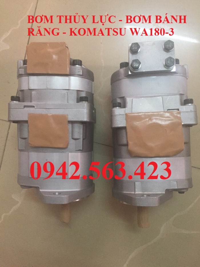 Bơm thủy lực bánh răng Komatsu WA180-1, WA180-3