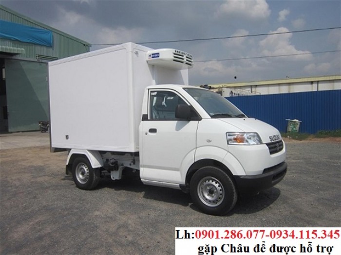 Xe tải Suzuki Carry Pro 650kg-Thùng Kín- xe tải nhỏ 700kg+ trả góp 80%+ suzuki Kiên Giang
