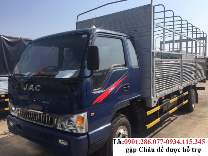Chuyên bán Xe tải Jac 7.25 Tấn - xe tải nhẹ 7250kg + mua xe tải JAC/ Trả góp 80%+Thung Mui Bạt