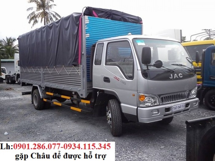 Chuyên bán Xe tải Jac 7.25 Tấn - xe tải nhẹ 7250kg + mua xe tải JAC/ Trả góp 80%+Thung Mui Bạt