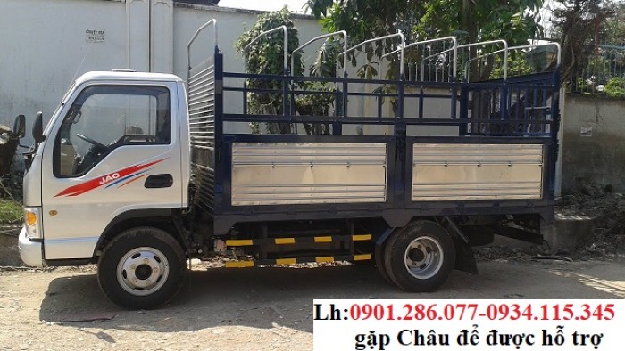Cần Bán xe tải Jac thùng lững- Jac 4.95 tấn đầu vuông+ hỗ trợ vay 80%+ Jac 4950kg/ 4.95 Tấn