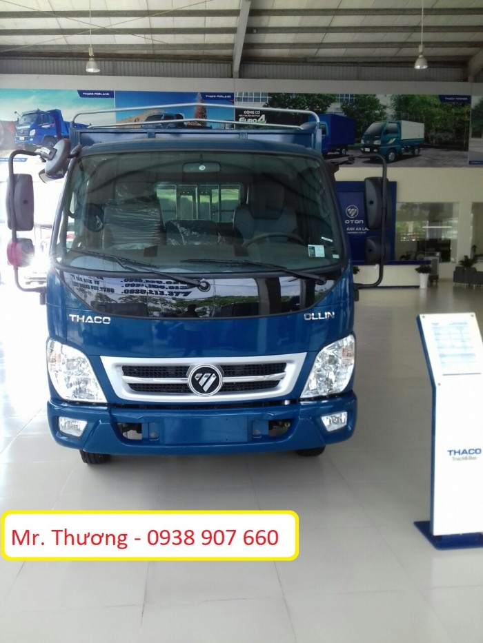 Xe Thaco Ollin350 Euro4 đời 2018, thùng kín, thùng mui bạt, thùng lửng, tải trọng 2T150, 2150Kg - thùng dài 4m3, có xe giao ngay, trả góp lên đến 80%.