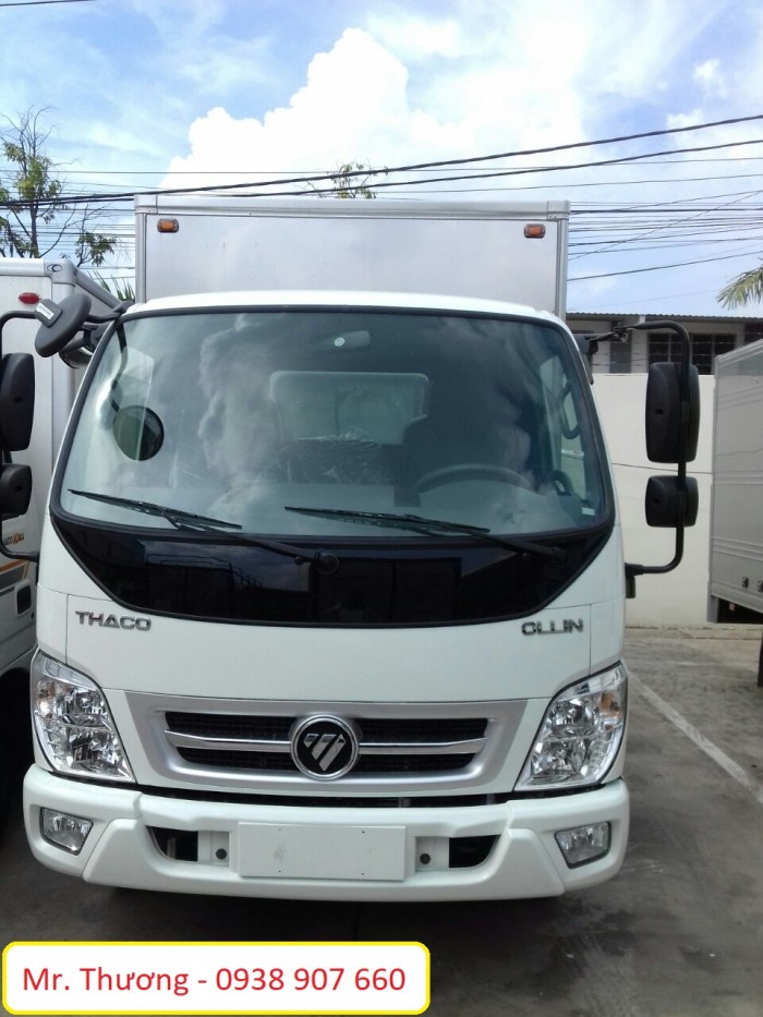 Xe Thaco Ollin350 Euro4 đời 2018, thùng kín, thùng mui bạt, thùng lửng, tải trọng 2T150, 2150Kg - thùng dài 4m3, có xe giao ngay, trả góp lên đến 80%.