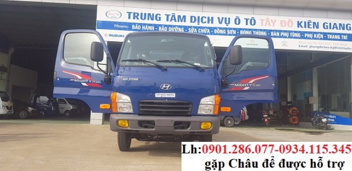 New Might N250 + Hyundai 2.5 tấn- xe tải 2500kg+ trả góp 80%+ xe Thùng Mui Bạt