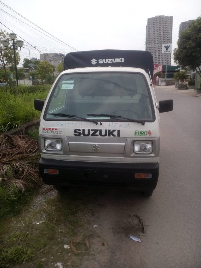 Bán Suzuki truck thùng bạt, giá rẻ nhất vịnh bắc bộ, khuyến mại siêu khủng.