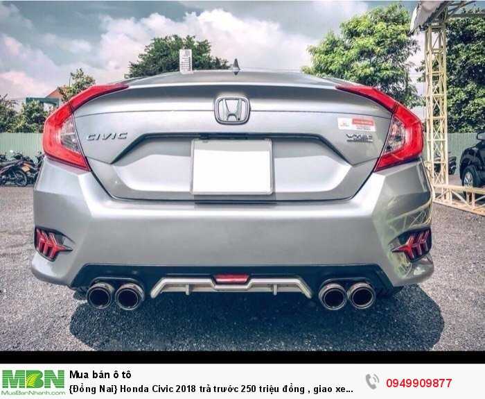 {Đồng Nai} Honda Civic 2018 trả trước 250 triệu đồng , giao xe ngay , ưu đãi lớn . Hỗ trợ trả góp đến 80%