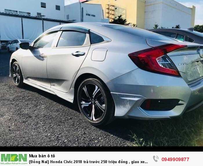 {Đồng Nai} Honda Civic 2018 trả trước 250 triệu đồng , giao xe ngay , ưu đãi lớn . Hỗ trợ trả góp đến 80%