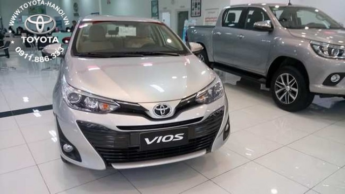 Bán xe Toyota Vios 1.5E số tự động 2018-2019 - Giá cực Tốt, Ưu đãi lớn Giá và KM phụ kiện
